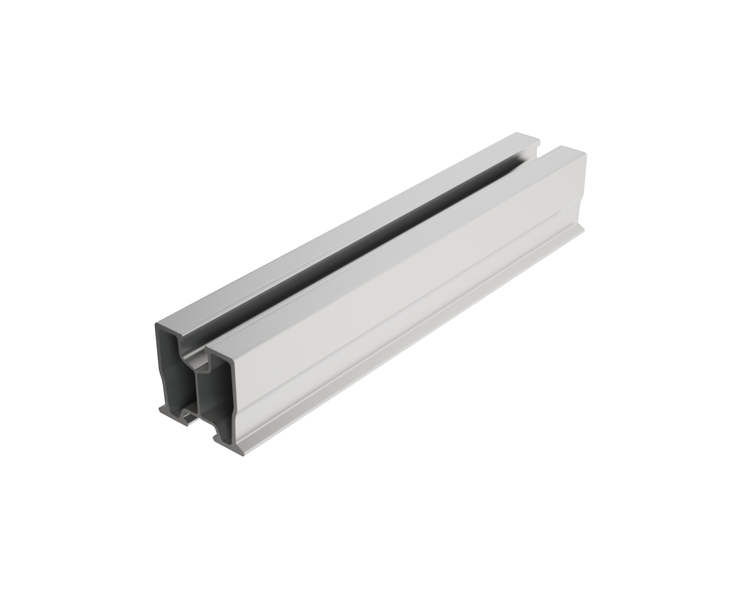 PREFA profilsín a PV modulok rögzítéséhez.