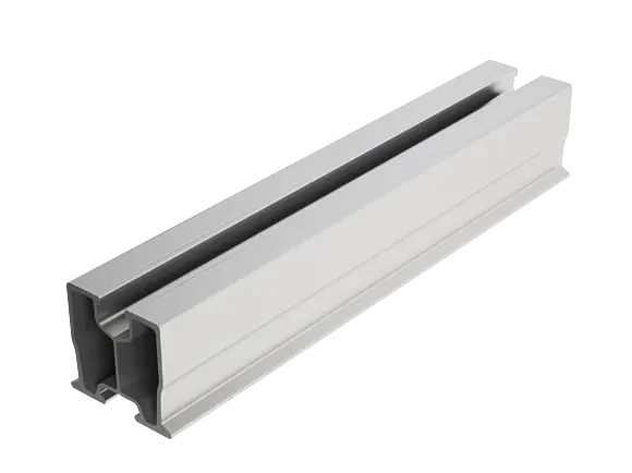 PREFA profilsín a PV modulok rögzítéséhez.
