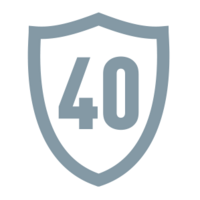 Garantáltan 40 év anyaggaranciával.