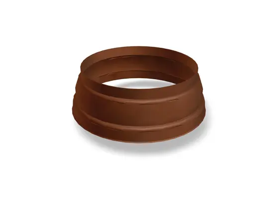 PREFA állványcső sapka, barna, 60/115, 80/115, 100/115, 100/150, 120/150 mm, pontosan illeszkedő záróelem esőcső szereléshez